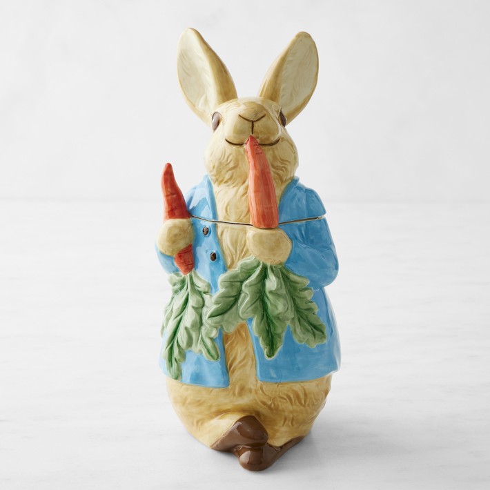 Peter Rabbit Figural Cookie Jar