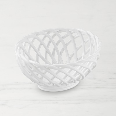 Ceramic Woven Bread Basket | Williams Sonoma