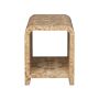 Holland Side Table, Wood, Light Brown Burl