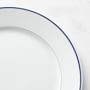 Apilco Tradition Blue-Banded Porcelain Dinnerware Sets