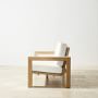 Larnaca Outdoor Natural Teak Loveseat (68&quot;)