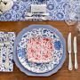 Marlo Thomas x Williams Sonoma Blue Table Runner