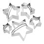 Star Biscuit Cookie Cutter, Set of 5