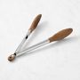 Williams Sonoma Walnut Locking Tongs