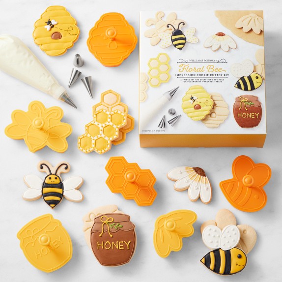 Nordic Ware Honey Bee Cookie Stamps - Set of 3 | Williams Sonoma