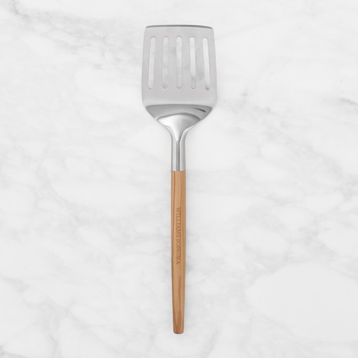 Williams Sonoma Stainless-Steel Olivewood Slotted Turner