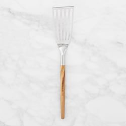 Williams Sonoma Stainless Steel Olivewood Fish Spatula