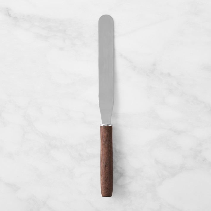 Williams Sonoma Walnut FSC Straight Icing Spatula, 8"