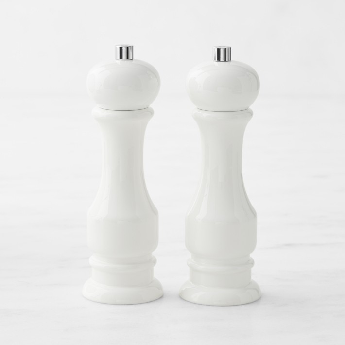 Williams Sonoma Salt & Pepper Mills Set, White