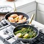 GreenPan&#8482; GP5 Stainless-Steel Ceramic Nonstick 3-Piece Fry Pan Set
