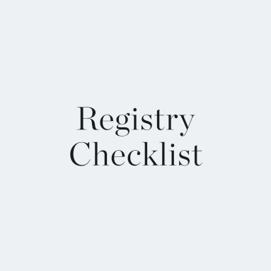 Registry Checklist