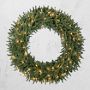 Balsam Hill Balsam Fir Pre-Lit Faux Wreath &amp; Garland