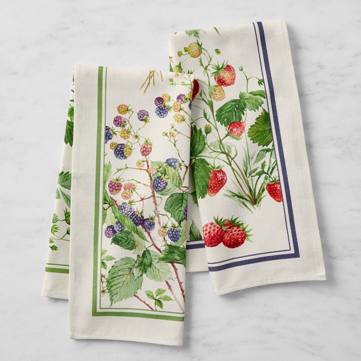 Berry Tea Towels, Set of 2