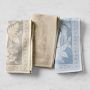Vintage Floral Jacquard Napkins, Set of 4