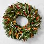 Jeff Leatham x Williams Sonoma Parisian Christmas Live Wreath &amp; Garland