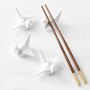 Origami Crane Chopsticks Rest, Set of 4