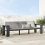 Larnaca Outdoor Slate Grey Metal x All-Weather Weave Sofa (69&quot;-96&quot;)