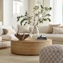 Point Reyes Round Coffee Table (39&quot;-51&quot;)