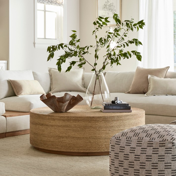 Point Reyes Round Coffee Table (39&quot;-51&quot;)