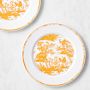 Pillivuyt French Toile Porcelain Salad Plates