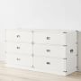 Campaign 6-Drawer Dresser, White (66&quot;)