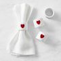 Heart Napkin Rings, Set of 4