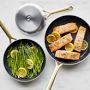 GreenPan&#8482; GP5 Stainless-Steel Ceramic Nonstick 3-Piece Fry Pan Set