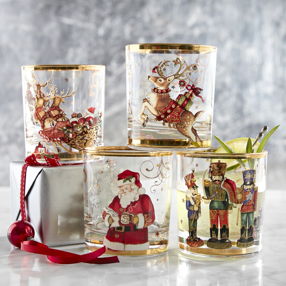 'Twas the Night Before Christmas Glassware Collection