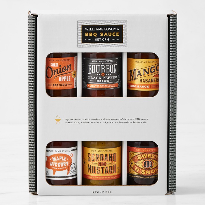 Williams Sonoma Mini BBQ Sauces, Set of 6