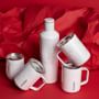 Corkcicle Insulated 25-Oz. Beverage Canteen &amp; Stemless Wine Glass Set, Fairisle Unicorn Magic