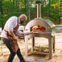 Fontana Forni Mangiafuoco Wood-Fired Pizza Oven &amp; Cart