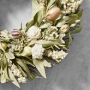 Easter Blossom Neutral Live Wreath, 20&quot;