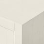 Faux Bone 1-Drawer Nightstand, Ivory (24&quot;)