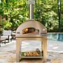 Fontana Forni Mangiafuoco Wood-Fired Pizza Oven &amp; Cart