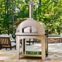 Fontana Forni Mangiafuoco Wood-Fired Pizza Oven &amp; Cart