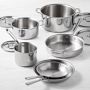 All-Clad d3&#174; Tri-Ply Stainless-Steel 10-Piece Cookware Set