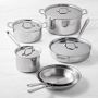 All-Clad d3&#174; Tri-Ply Stainless-Steel 10-Piece Cookware Set