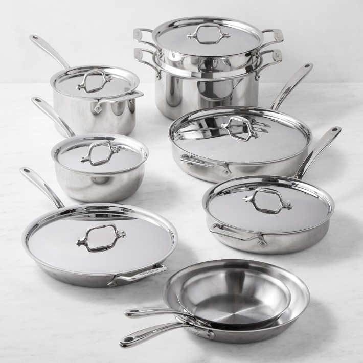 All-Clad G5 Graphite 15-Piece Cookware Set