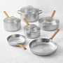 GreenPan™ Reserve Uncoated Stainless-Steel 10-Piece Cookware Set