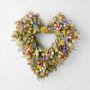 Garden Party Heart Wreath, 20&quot;