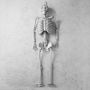 Madame Bonesworth Pre-Lit Silver Skeleton, 5.8'