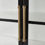 Colt 2- Door Glass Storage Cabinet with Counter (40&quot;)