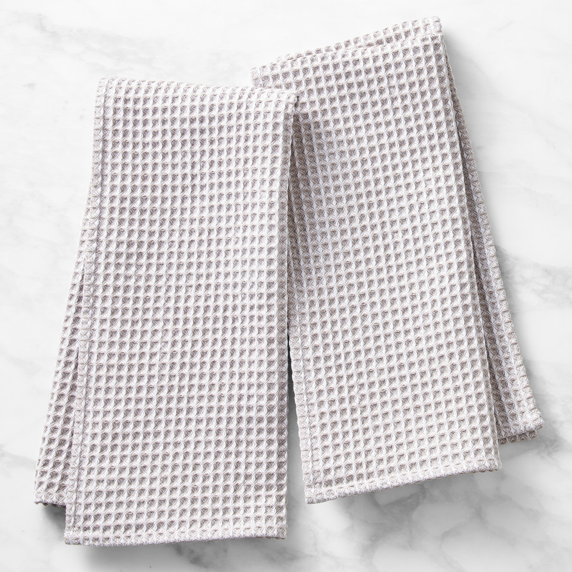 Oversized Waffle Weave Towels, Set of 2