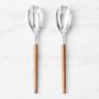 Williams Sonoma Olivewood Stainless-Steel Spoon Set