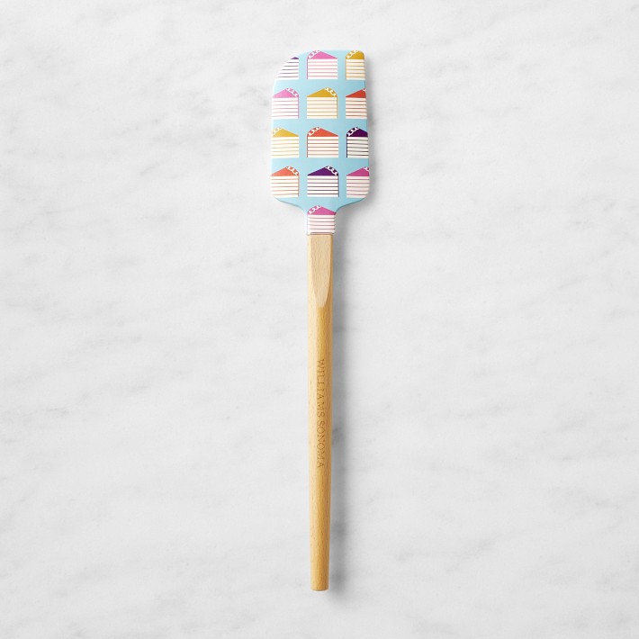 No Kid Hungry® Tools for Change Silicone Wood Spatula, Chelsey White