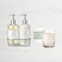 Williams Sonoma White Gardenia Hand Soap & Lotion 4-Piece Set, Deluxe, Stainless-Steel