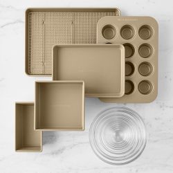 Williams Sonoma Goldtouch® Pro Nonstick Bakeware and Mixing Bowls, Set of 16