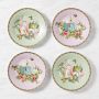 Famille Rose Bunny Salad Plates, Set of 4