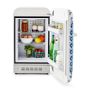 SMEG Dolce &amp; Gabbana Fab 5 Refrigerator, Blu Mediterraneo