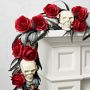 Spooky Soir&#233;e Halloween UV Protected Pre-Lit Faux Wreath &amp; Garland